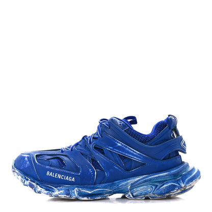 Balenciaga Mesh Nylon Mens Track Sneakers 44 Faded Blue 1 of 8