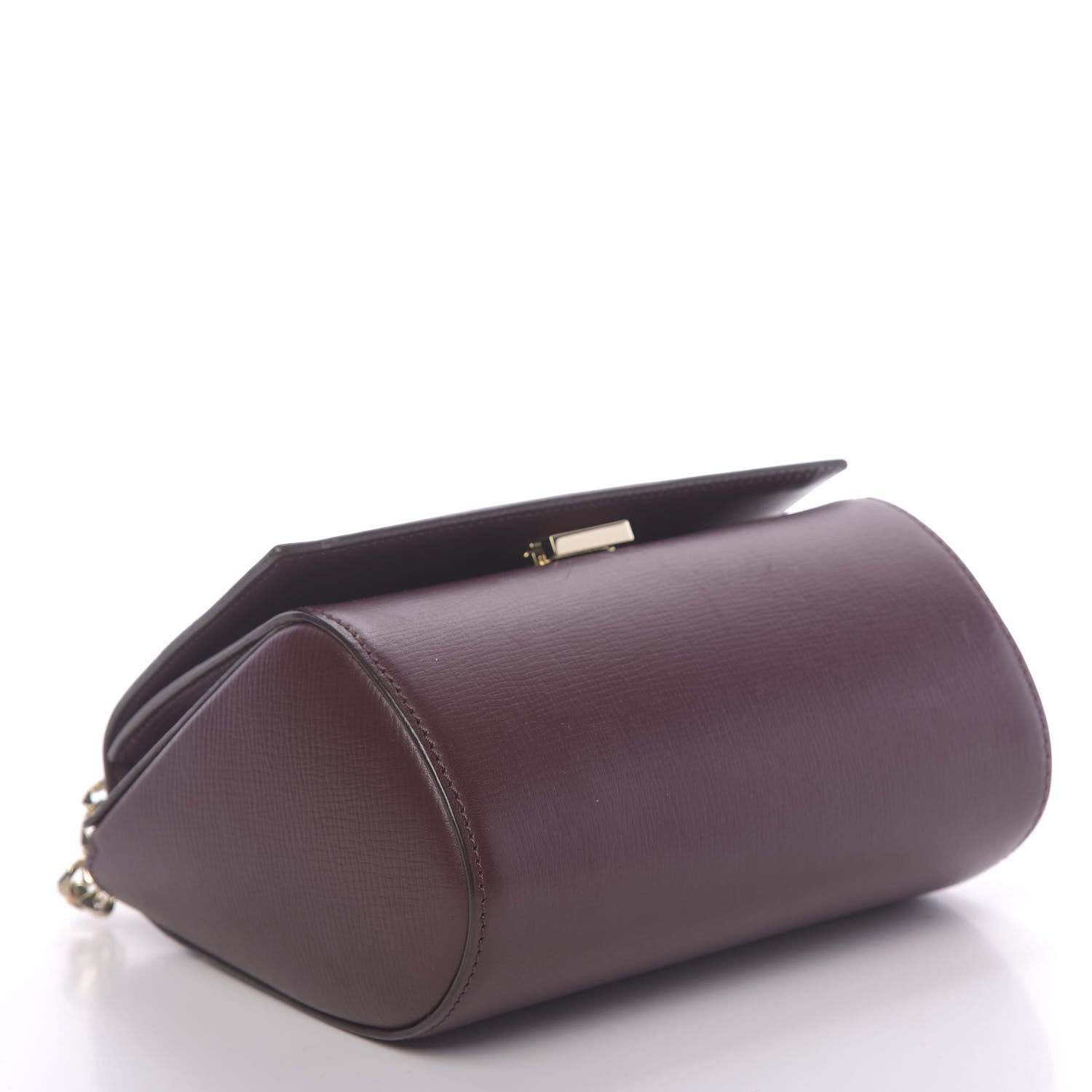Givenchy Textured Calfskin Mini Pandora Box Chain Crossbody Bag Oxblood 4 of 17