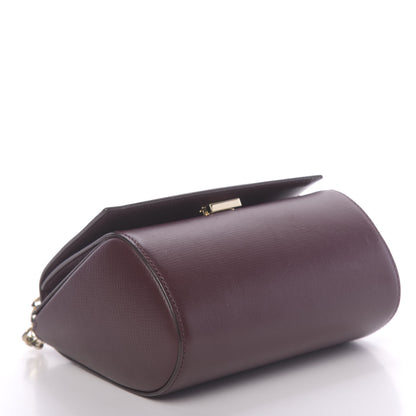Givenchy Textured Calfskin Mini Pandora Box Chain Crossbody Bag Oxblood 4 of 17