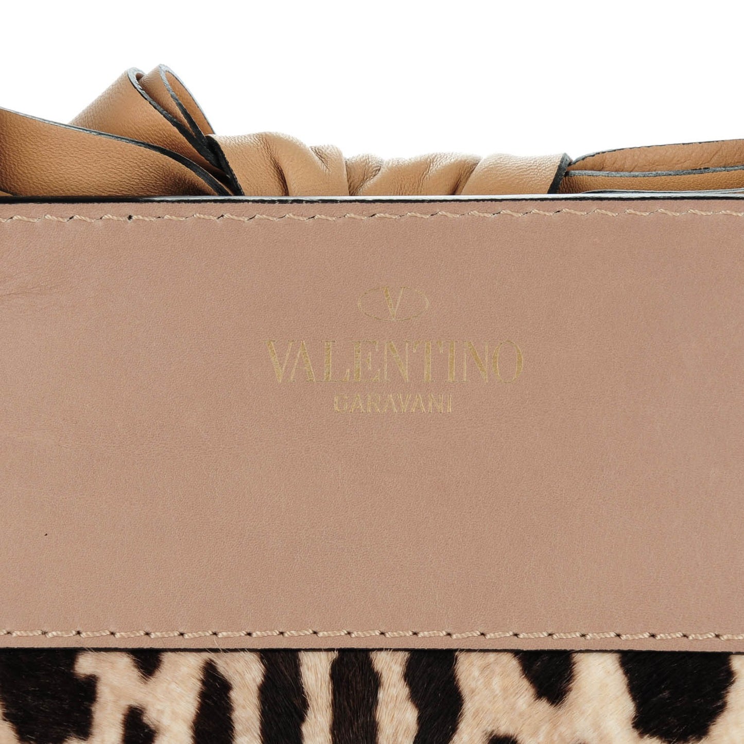 Calf Hair Leopard Print Medium Aphrodite Bow Satchel