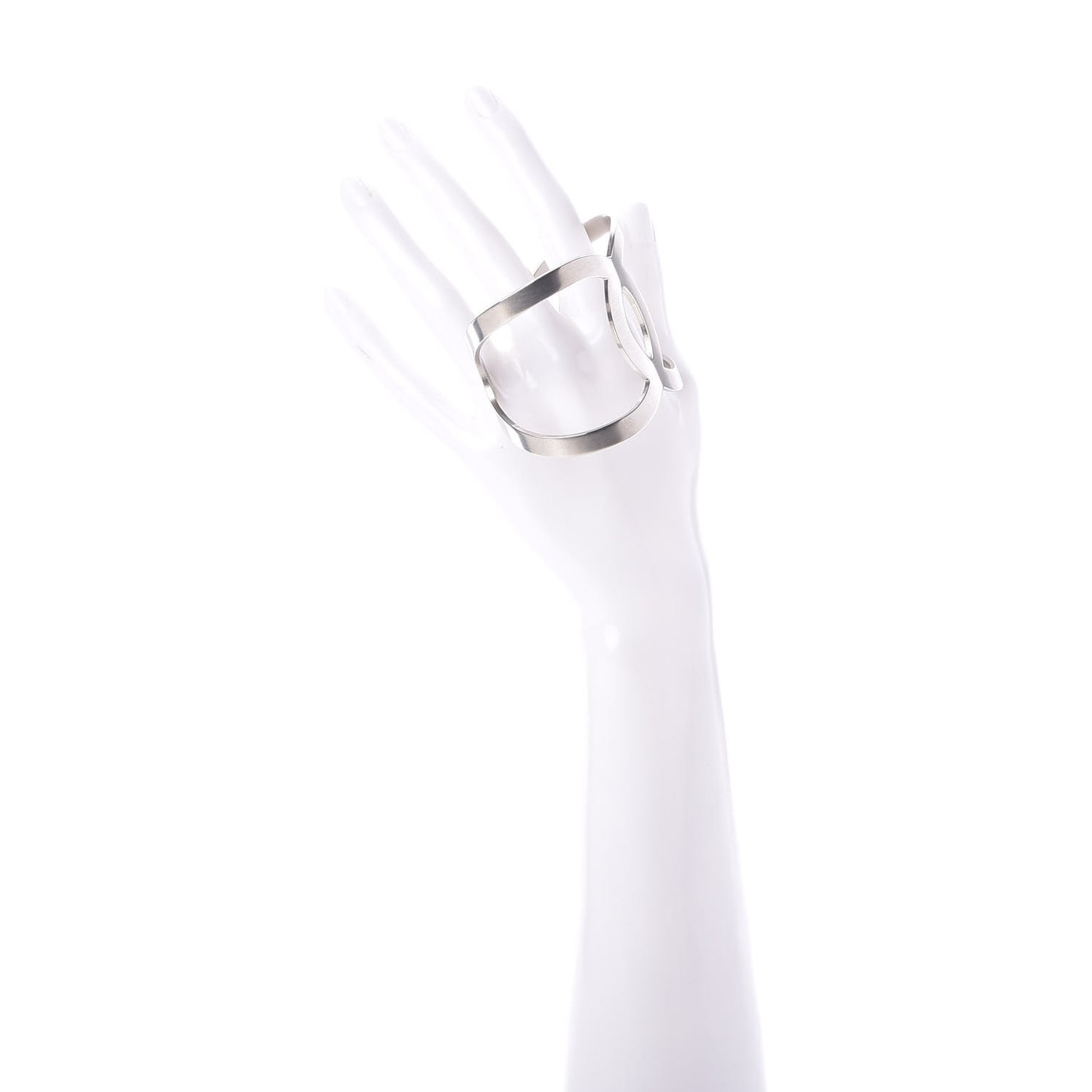 Metal CC Cuff Silver