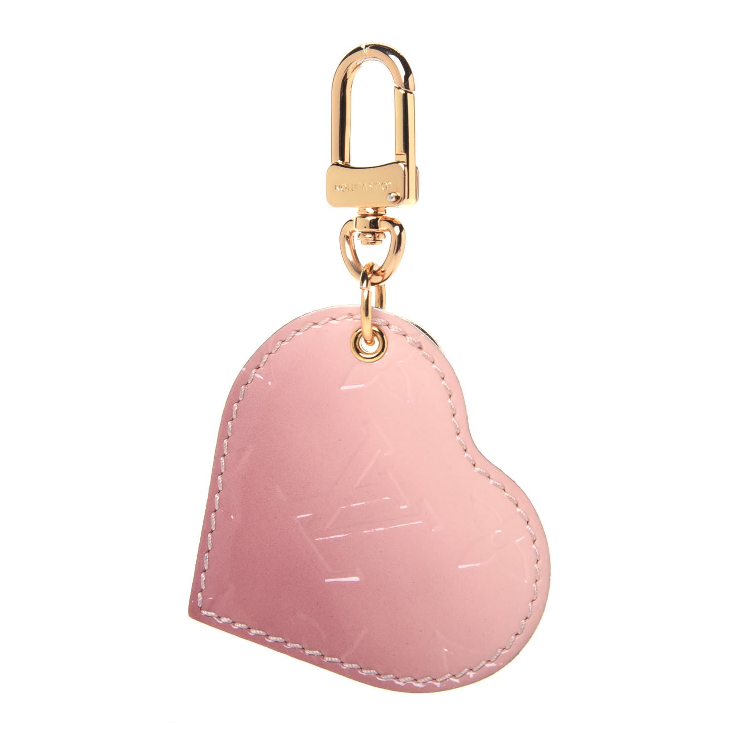 Louis Vuitton Vernis Degrade Heart Bag Charm Pink 1 of 4
