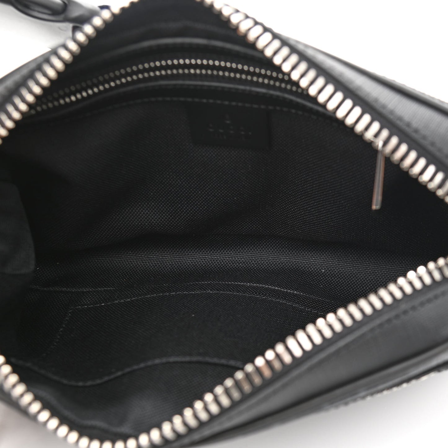 Soft GG Supreme Monogram Web Belt Bag Black Grey