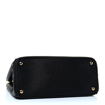 Prada Saffiano Medium Galleria Double Zip Tote Black 3 of 4