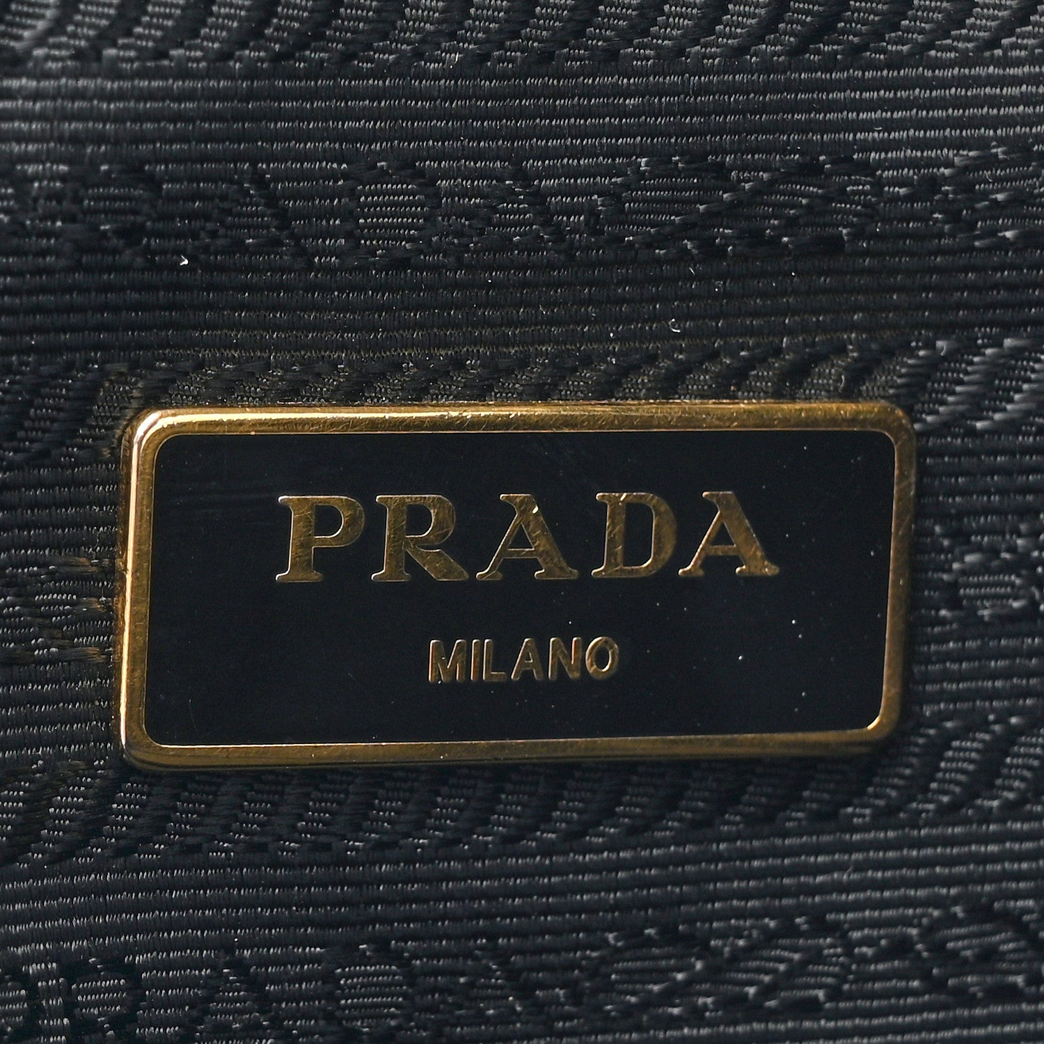 Prada Tessuto Nylon Saffiano Tote Black 6 of 11