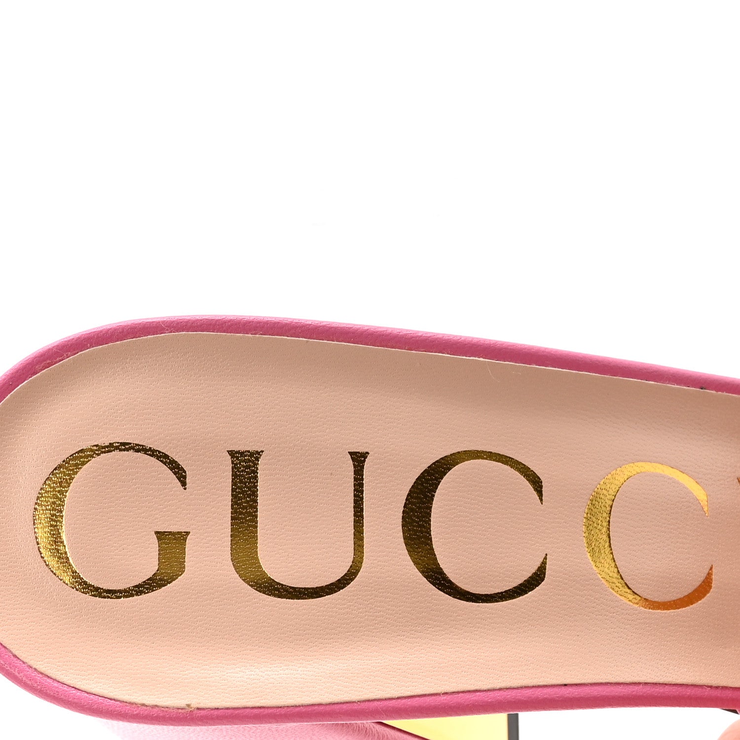 Gucci Nappa Horsebit 75mm Slide Sandals 38 Pink 8 of 10
