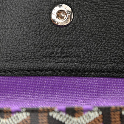 Goyard Goyardine Saint Louis Claire Voie PM Black Violet 8 of 14