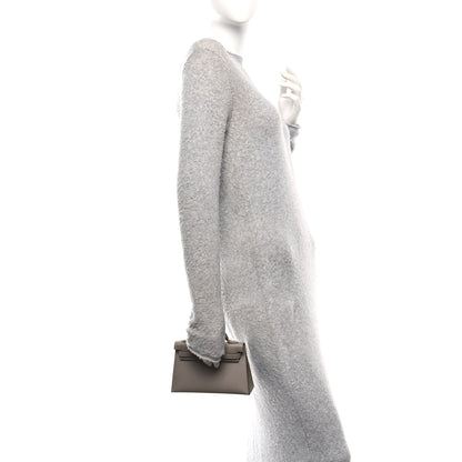 Hermes Epsom Mini Kelly Sellier 20 Gris Asphalte 2 of 11