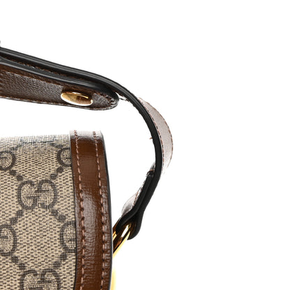 Gucci GG Supreme Monogram Horsebit 1955 Shoulder Bag Beige Brown Sugar 14 of 15