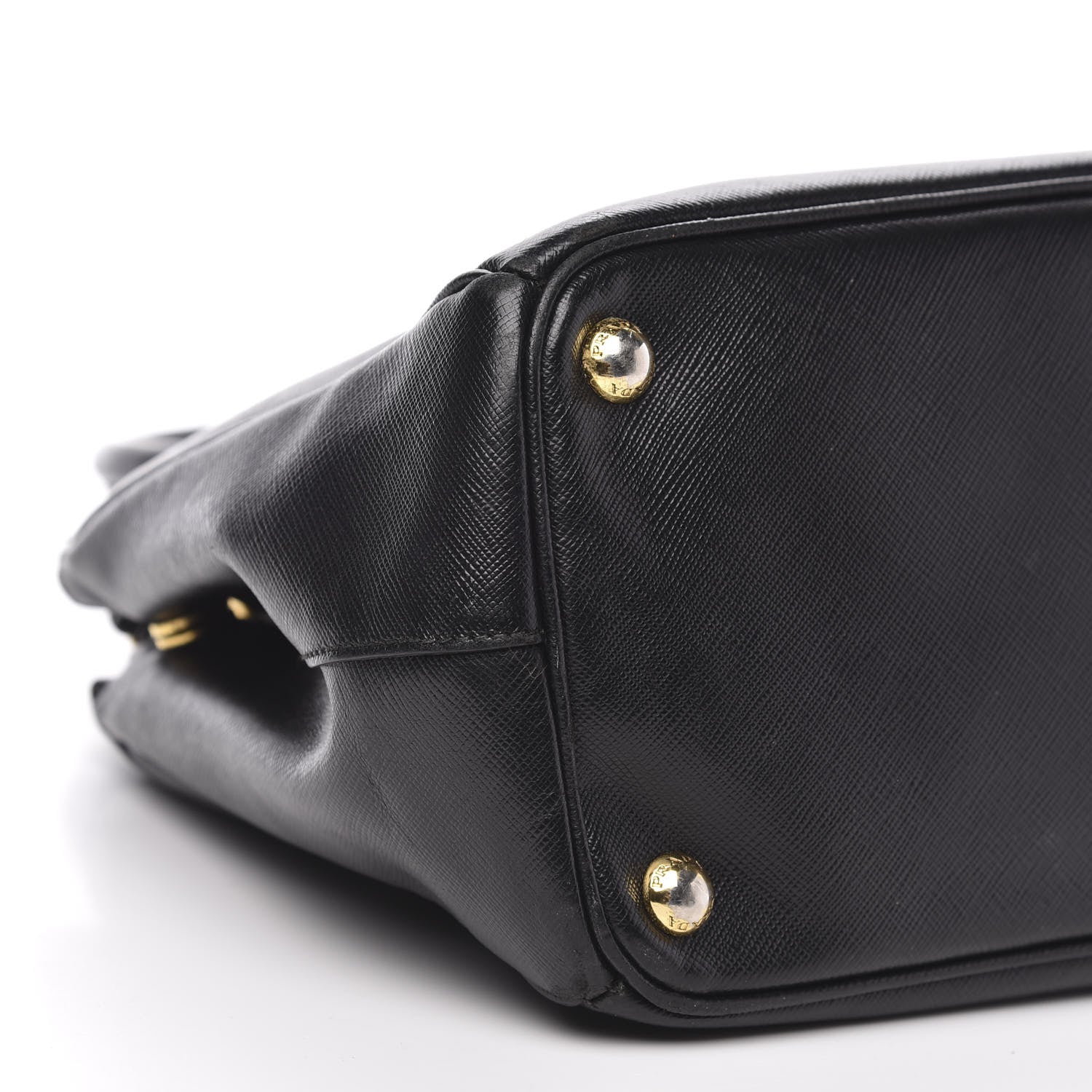 Prada Saffiano Small Galleria Double Zip Tote Black 7 of 13