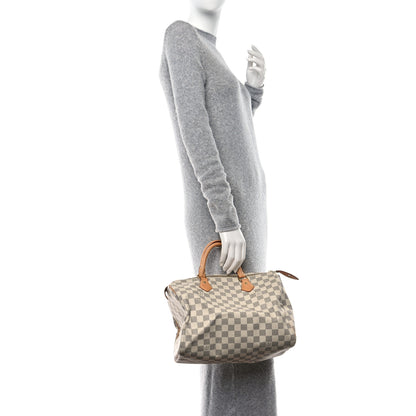 Louis Vuitton Damier Azur Speedy 30 2 of 13