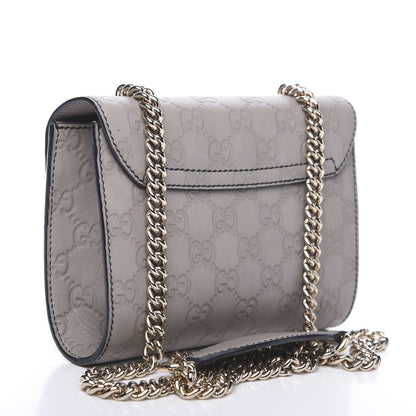 Gucci Guccissima Mini Emily Chain Shoulder Bag Storm Grey 2 of 9