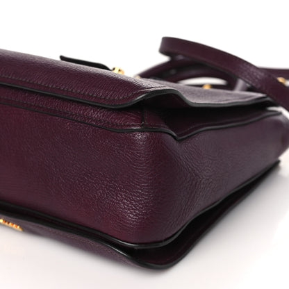 Miu Miu Goatskin Madras Shopping Tote Astrale Rosa 9 of 13