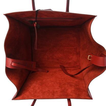 Celine Supple Calfskin Medium Phantom Luggage Red 7 of 9