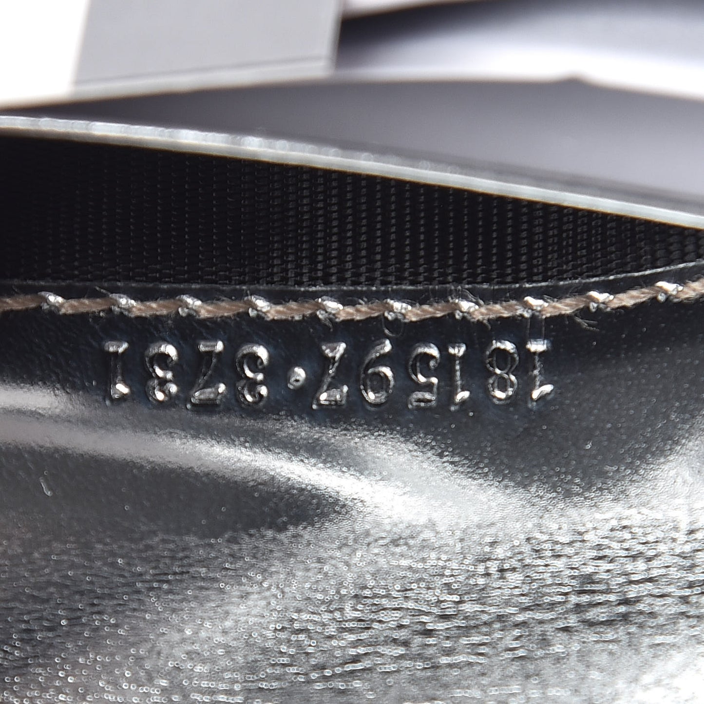 Metallic Monogram Britt Tri-Fold Wallet Silver