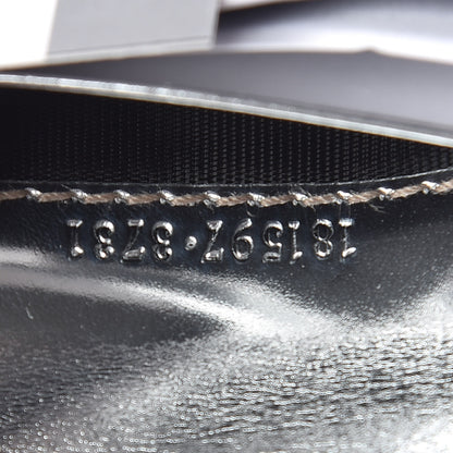 Gucci Metallic Monogram Britt Tri-Fold Wallet Silver 7 of 8