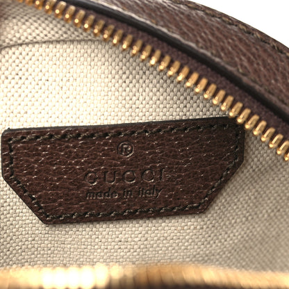 Gucci GG Supreme Monogram Equestrian Web Mini Ophidia Round Shoulder Bag Brown 7 of 10