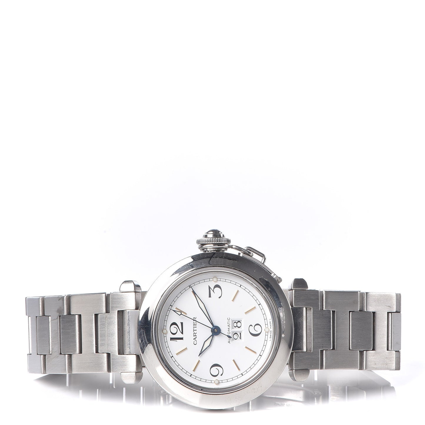 Stainless Steel 35mm Pasha C Big Date Automatic Watch