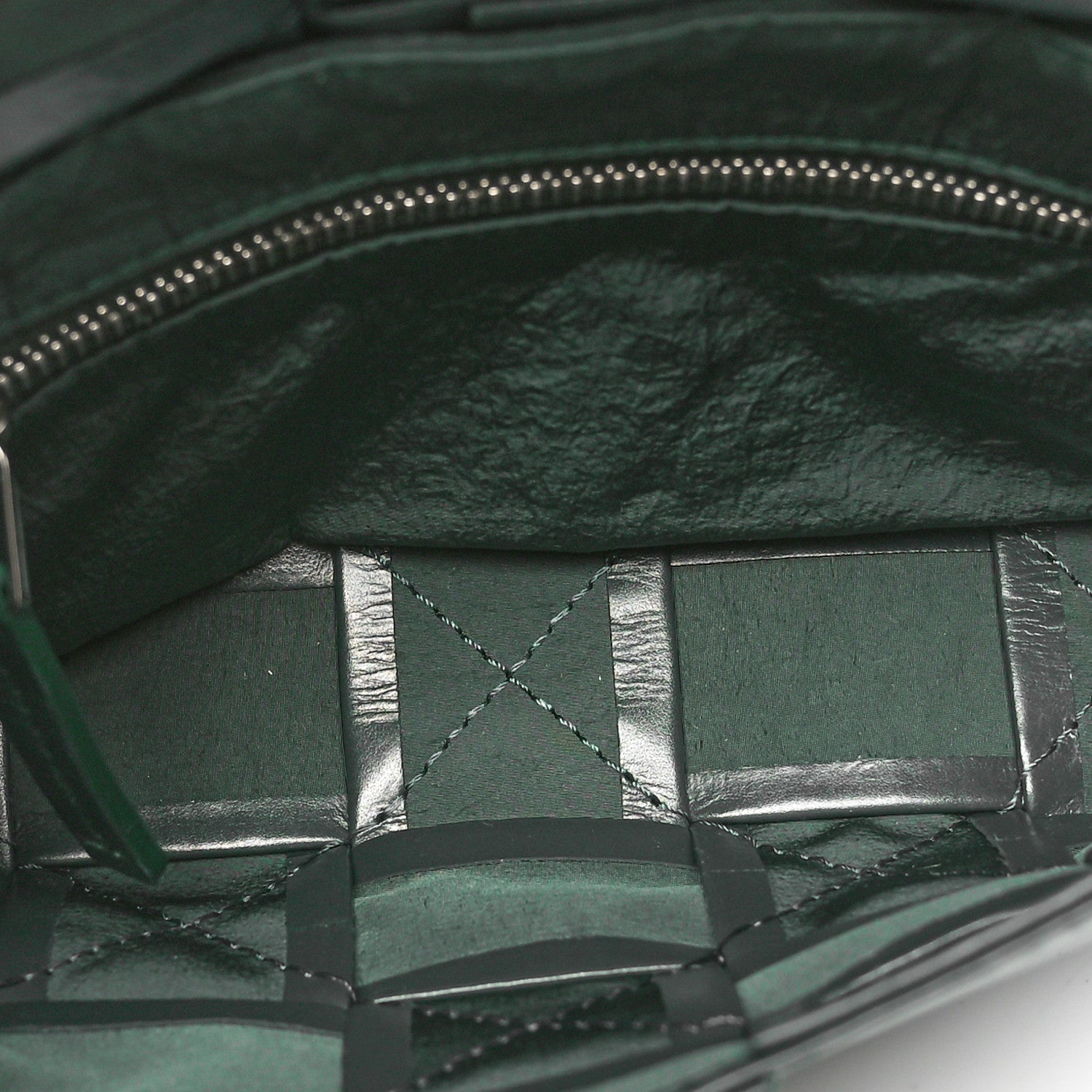 Bottega Veneta Paper Calfskin Maxi Intreccio Small Cassette Crossbody Bag Raintree 5 of 11