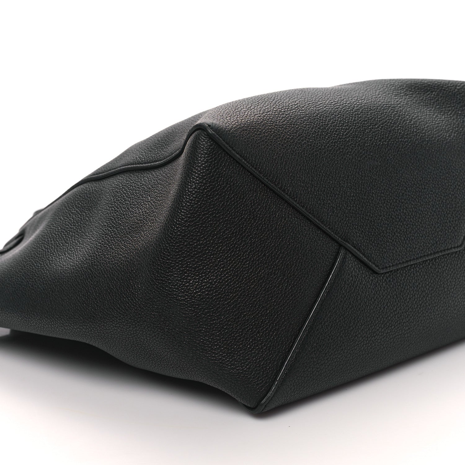 Celine Soft Grained Calfskin Medium Belt Cabas Phantom Black 9 of 13
