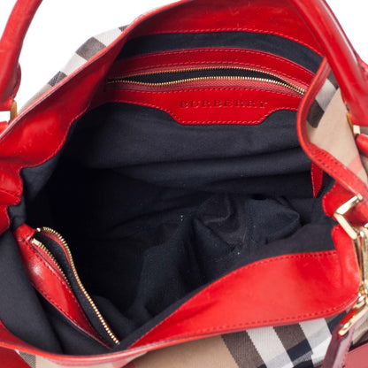 Burberry House Check Bridle Calfskin Medium Gosford Hobo 11 of 12
