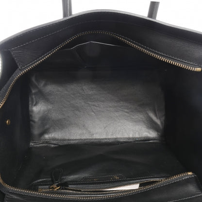 Celine Smooth Calfskin Mini Bi-Color Luggage Forest Black 5 of 7