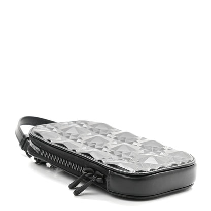 Christian Dior Calfskin Cannage Diamond Cannage Phone Holder Black 4 of 10