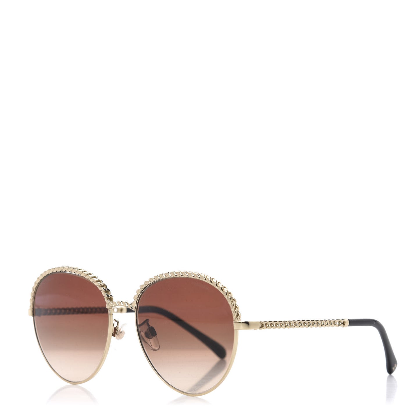 Chain Pantos Sunglasses 4242 Gold Brown