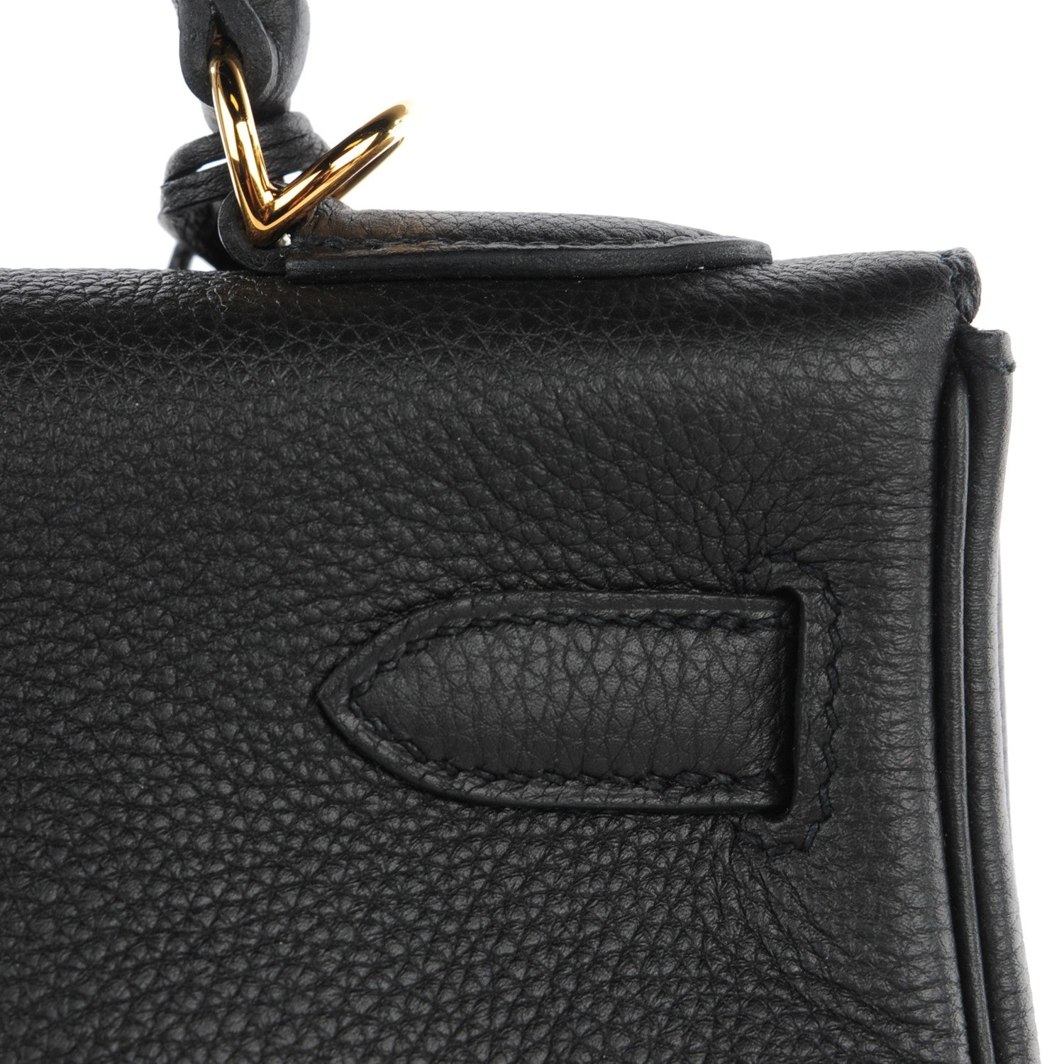 Hermes Togo Kelly Retourne 32 Black 9 of 23