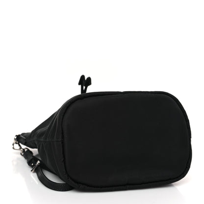 Prada Saffiano Tessuto Nylon Vela Bucket Wristlet Black 4 of 8