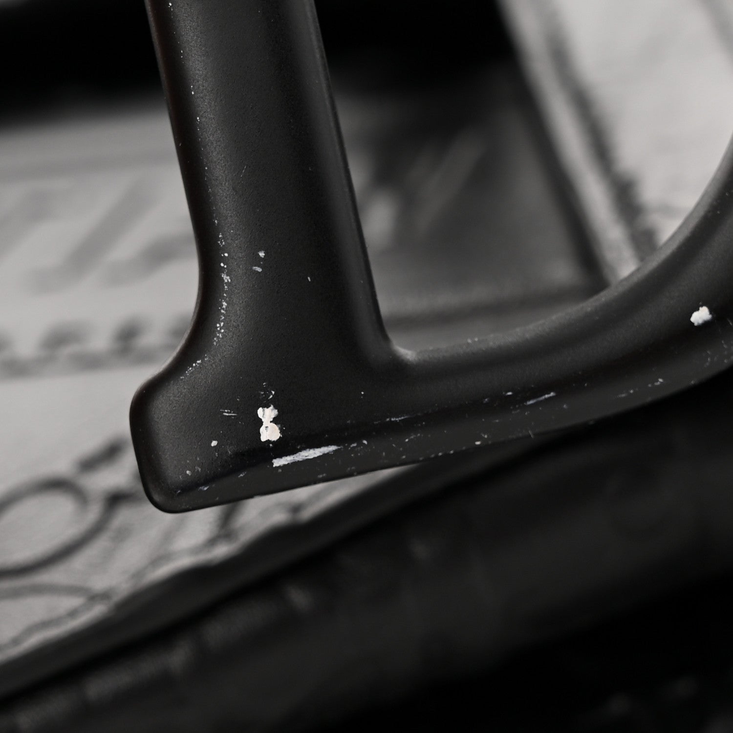 Christian Dior Calfskin Embossed Oblique Saddle Bag Black 13 of 16