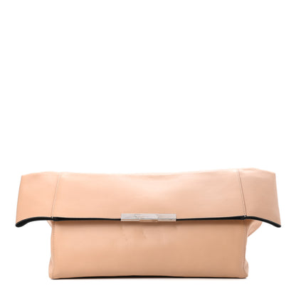 Celine Calfskin Folded Clutch Beige 1 of 16