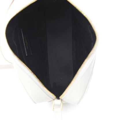 Saint Laurent Calfskin Matelasse Monogram Lou Camera Bag Crema Soft 6 of 13