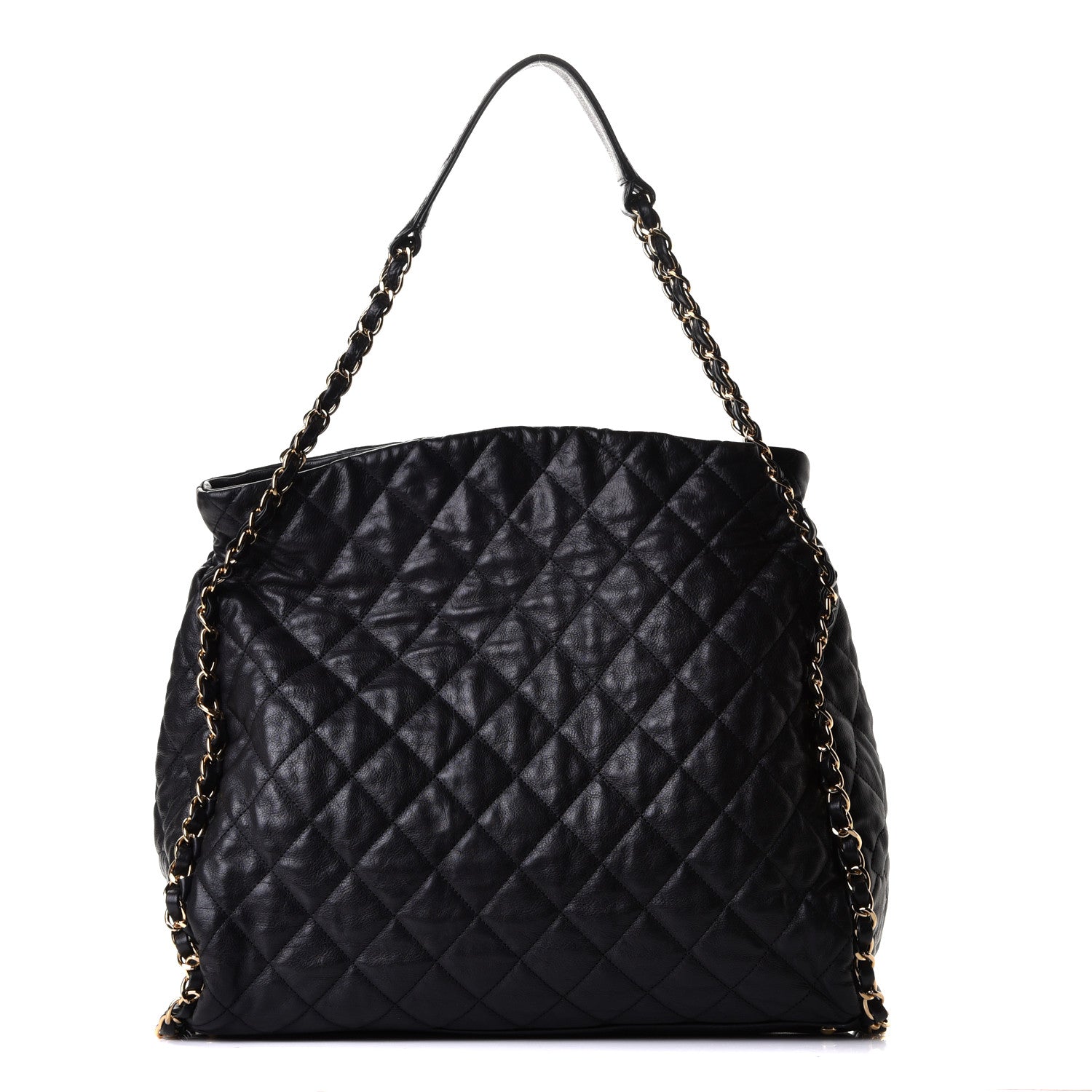 Chanel Calfskin Quilted Large Chain Me Hobo Black 1 of 5