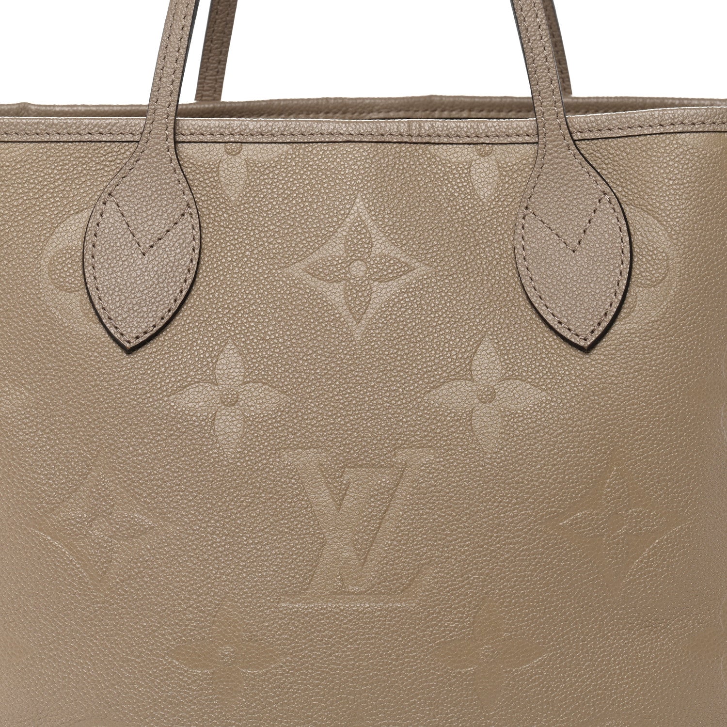 Louis Vuitton Empreinte Monogram Giant Neverfull MM Tourterelle 7 of 9