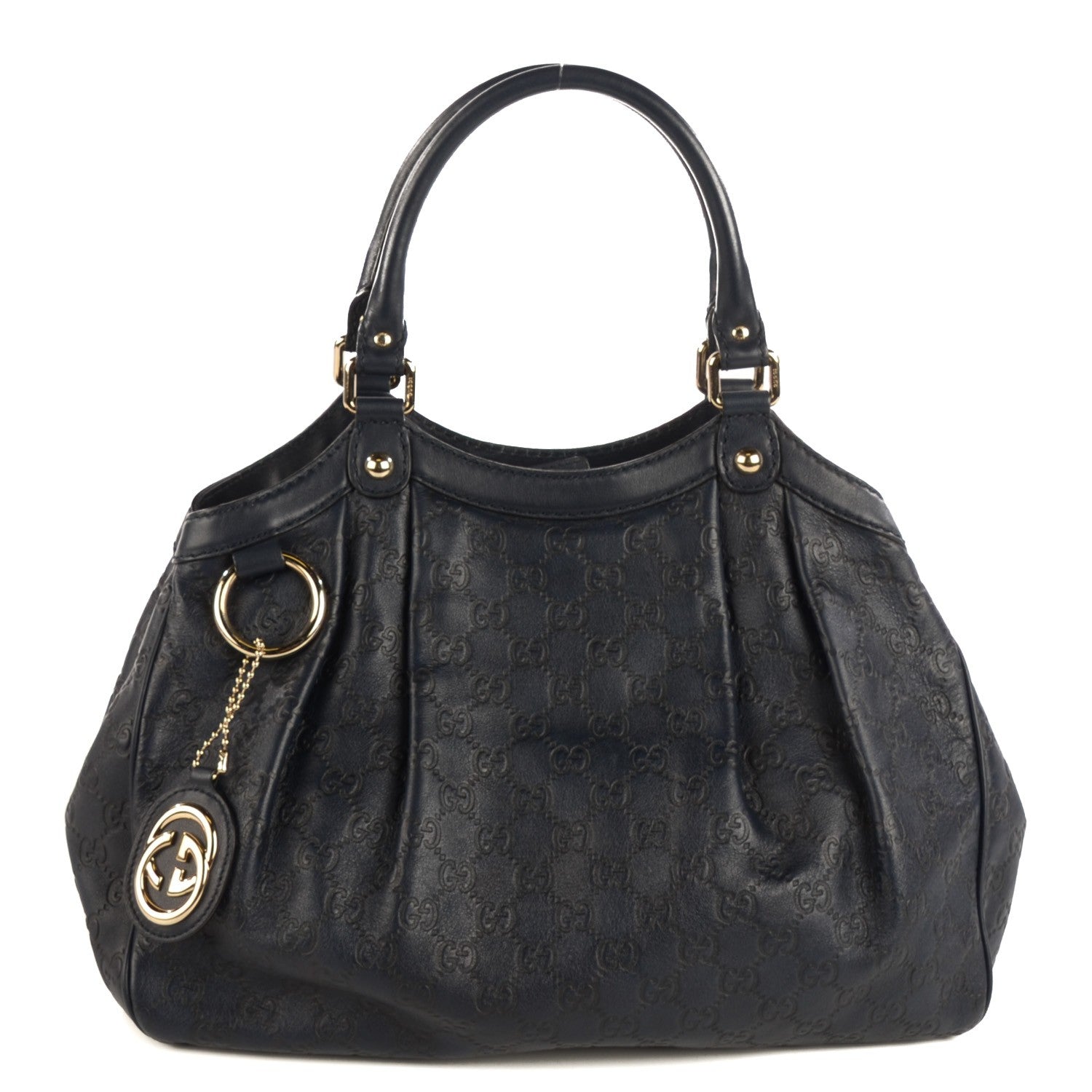 Gucci Guccissima Medium Sukey Navy 1 of 8