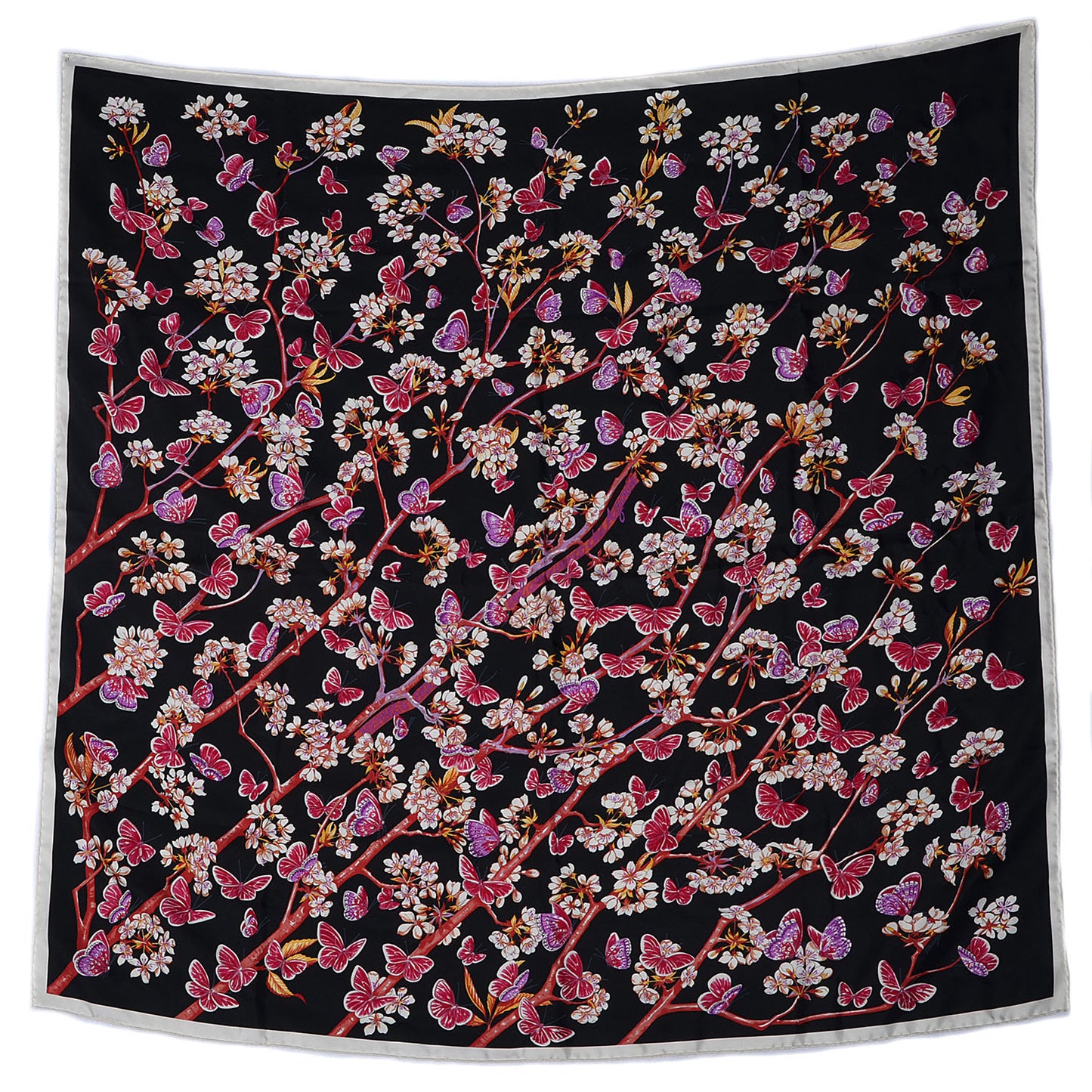 Silk Vol Amoureux des Azures Scarf 90