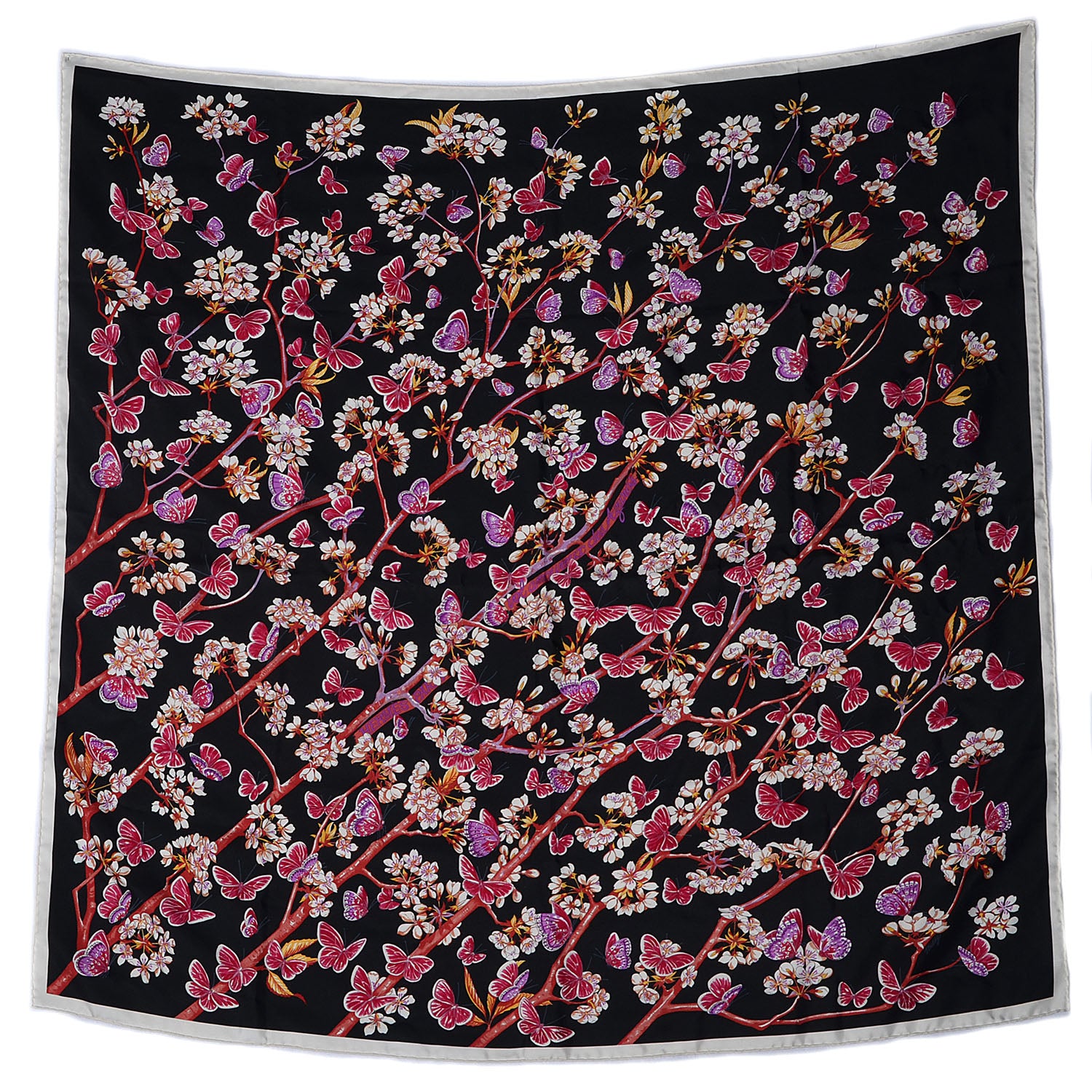 Hermes Silk Vol Amoureux des Azures Scarf 90 2 of 4