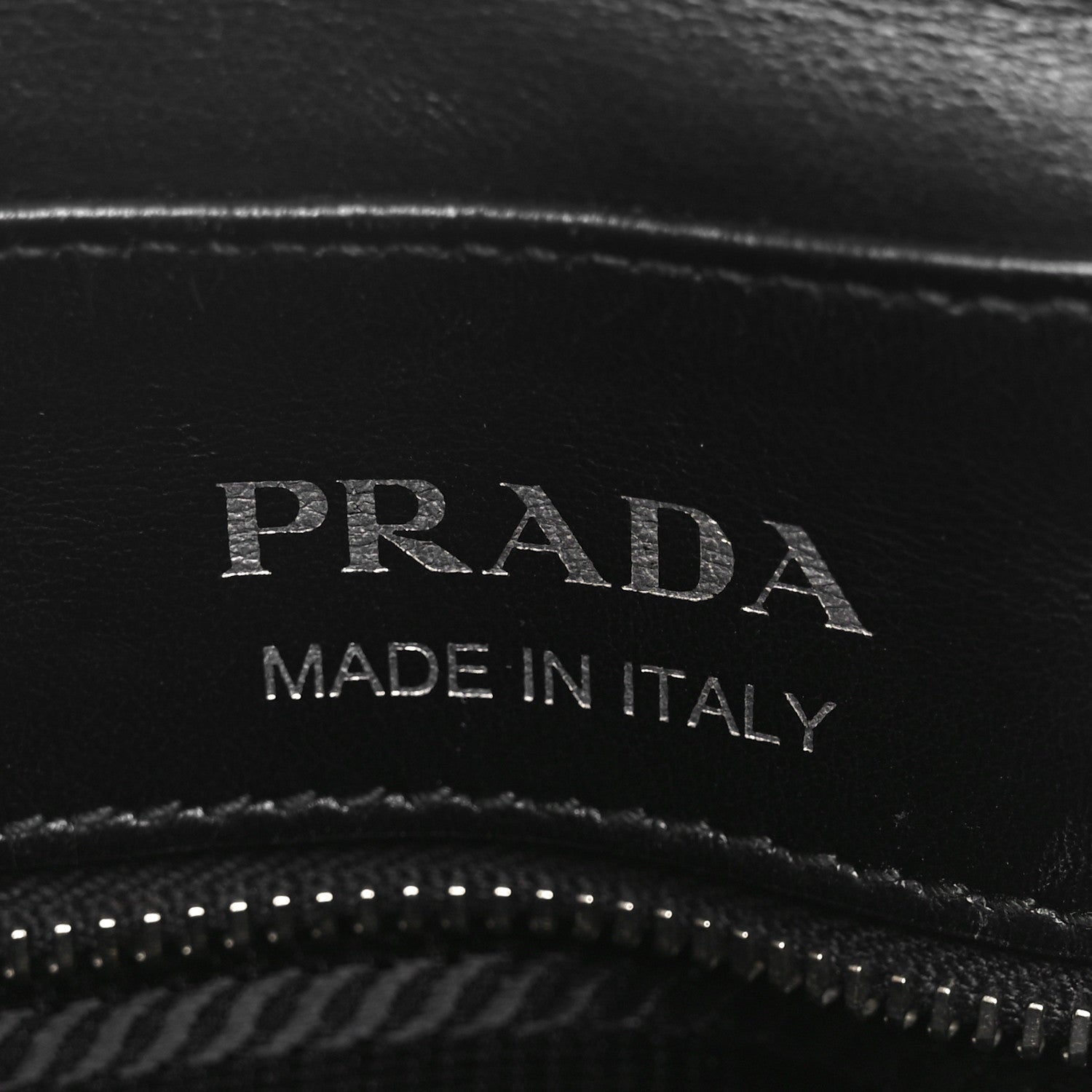 Prada Soft Calfskin Diagramme Camera Bag Black 5 of 9
