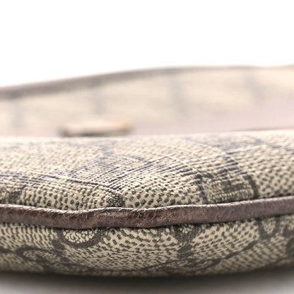 Gucci GG Supreme Monogram Large Ophidia Pouch Clutch Brown 9 of 11