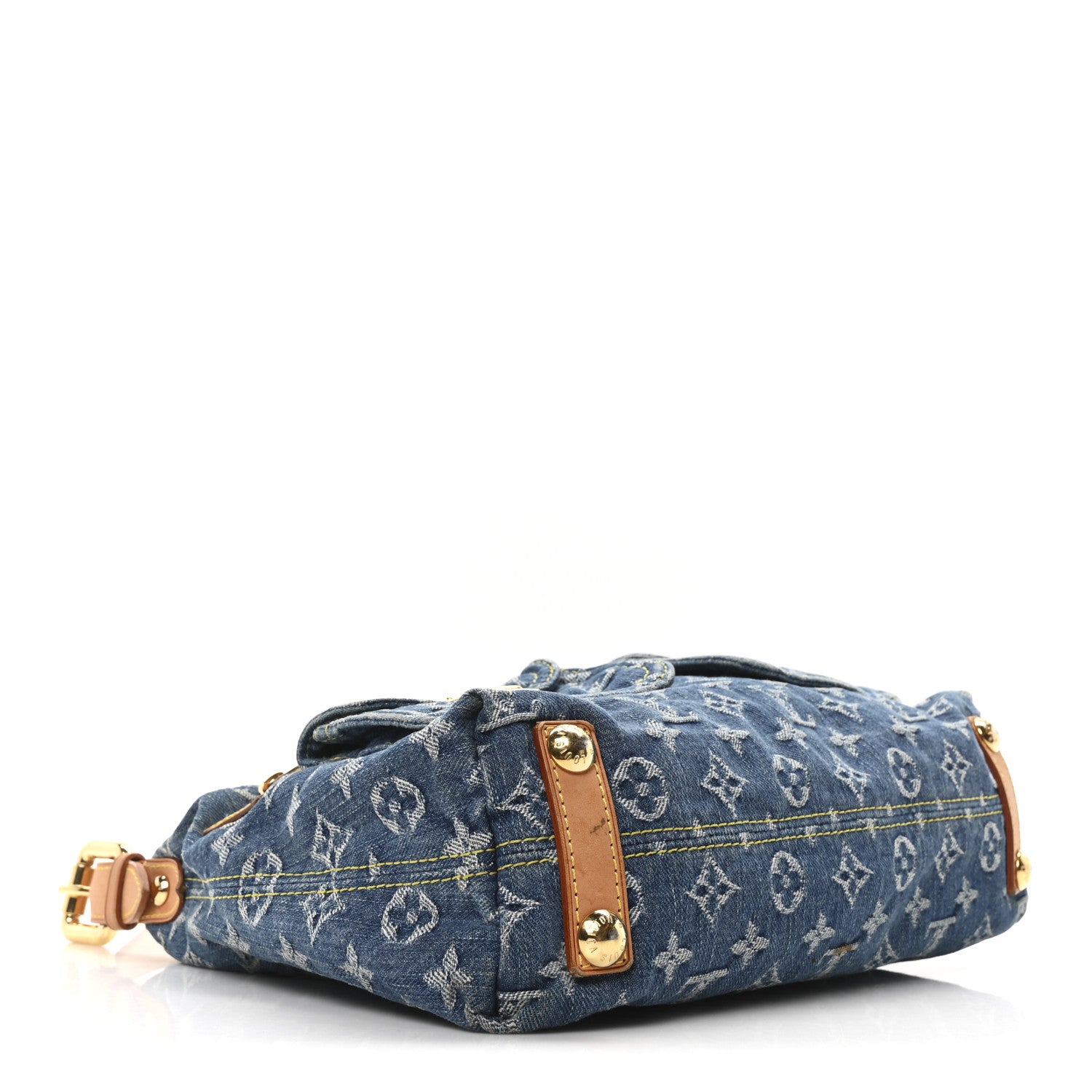 Louis Vuitton Monogram Denim Baggy PM Blue 4 of 10