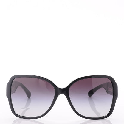 Chanel CC Sunglasses 1345 Black 2 of 8