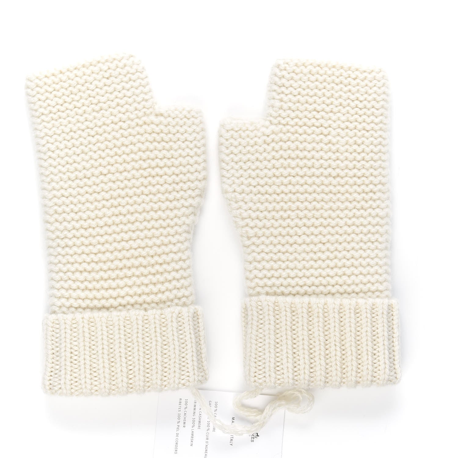 Hermes Cashmere Boston Mittens S 2 of 4