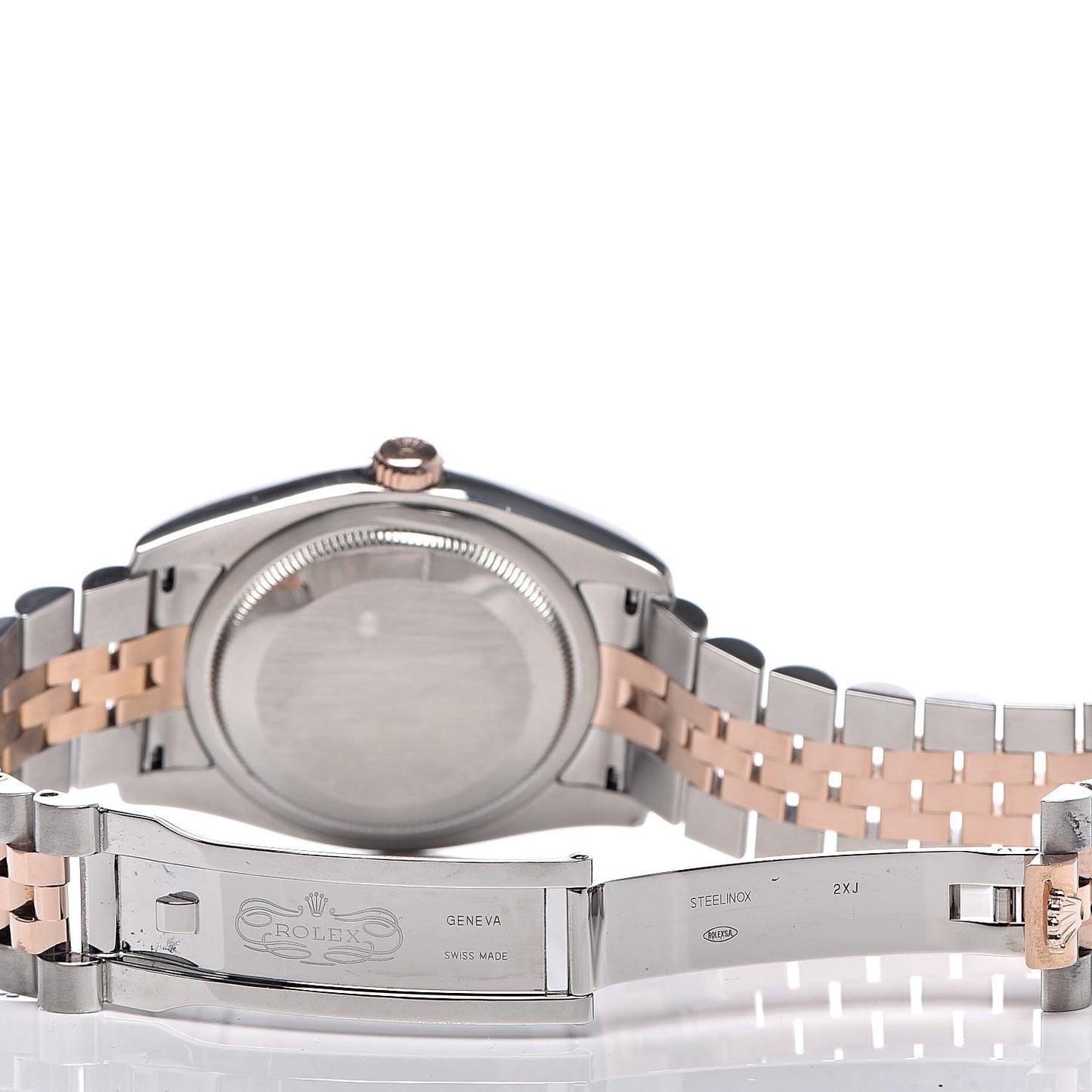 Stainless Steel 18K Everose Gold 36mm Oyster Perpetual Datejust Watch Black Sunburst Roman 116231