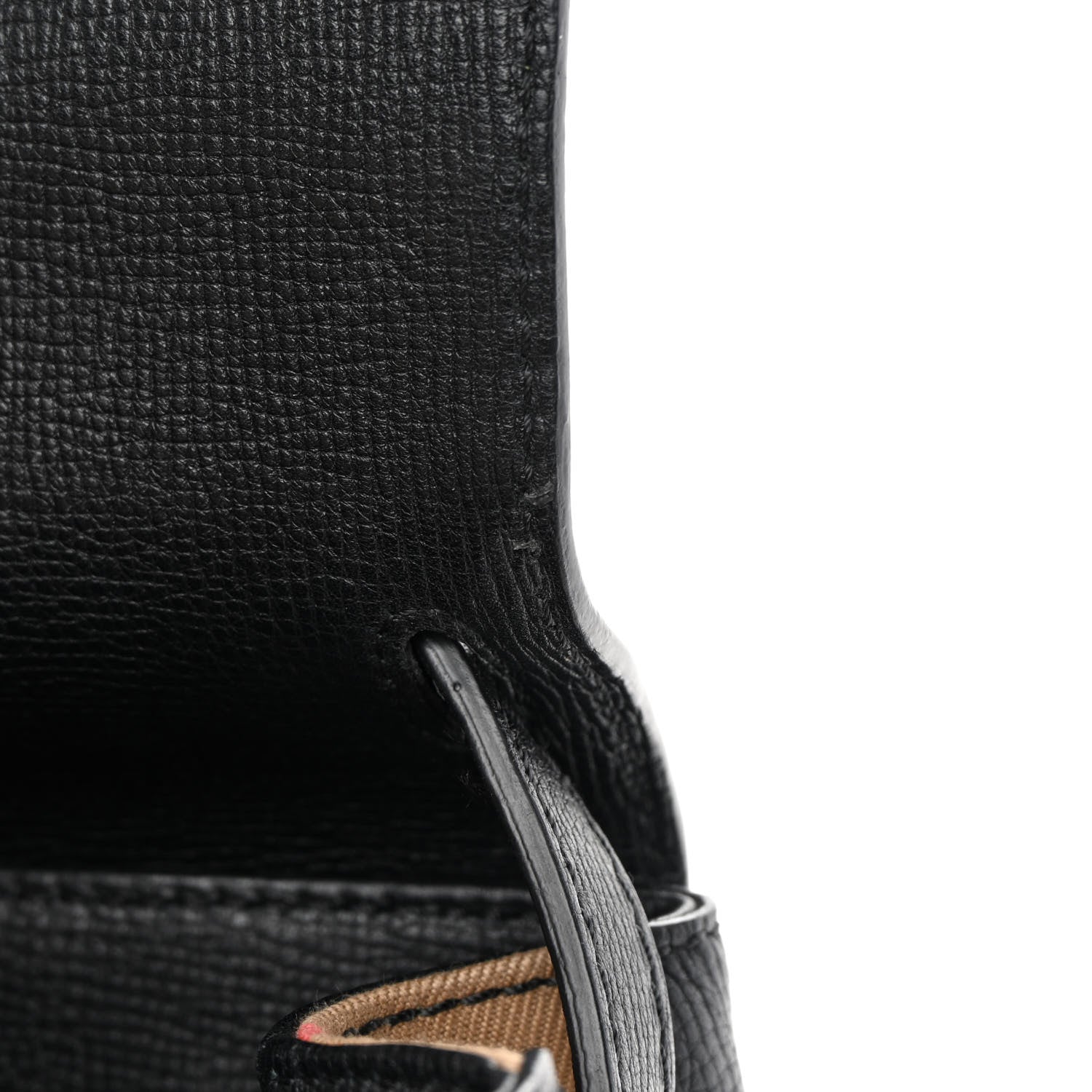 Burberry Derby Calfskin House Check Small Camberley Black 12 of 12