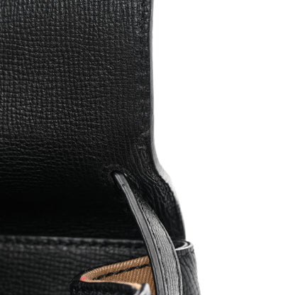 Burberry Derby Calfskin House Check Small Camberley Black 12 of 12