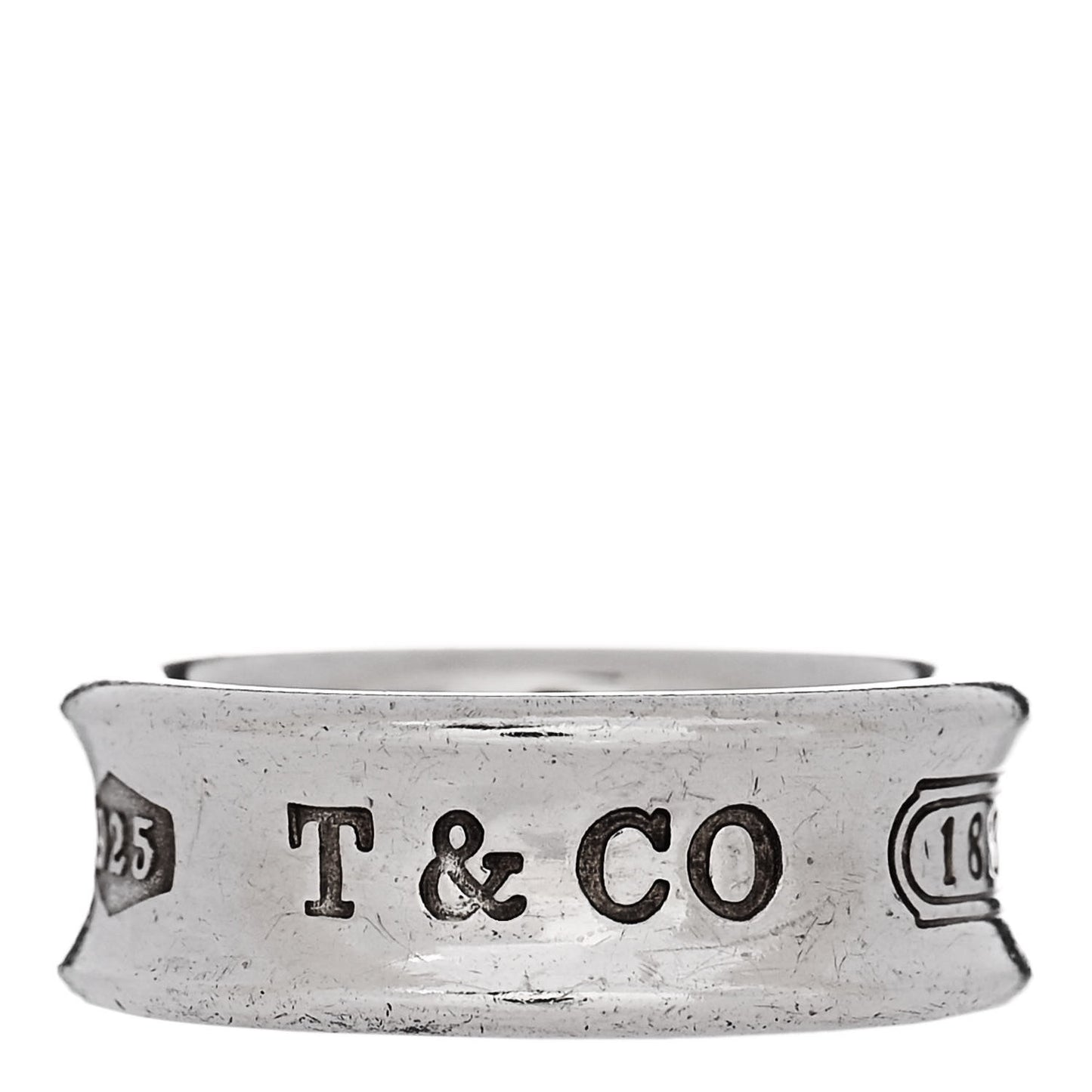 Sterling Silver 1837 Band Ring 49 5