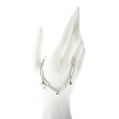 Tiffany Sterling Silver Elsa Peretti Five Charm Bracelet 2 of 4