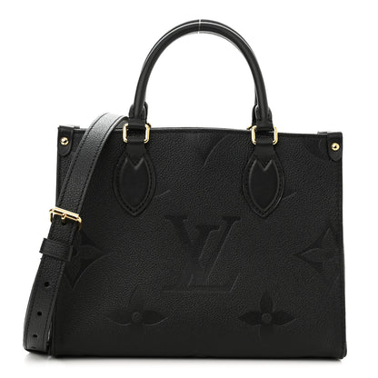 Louis Vuitton Empreinte Monogram Giant Onthego PM Black 1 of 9