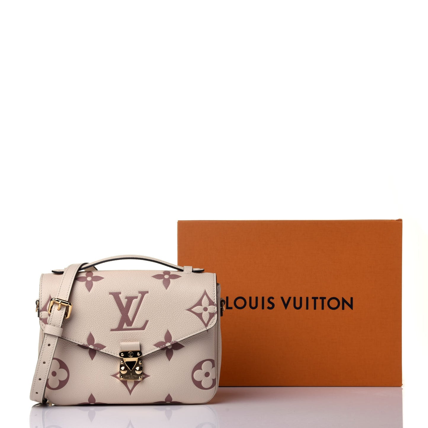 Empreinte Monogram Giant Pochette Metis Creme Bois De Rose